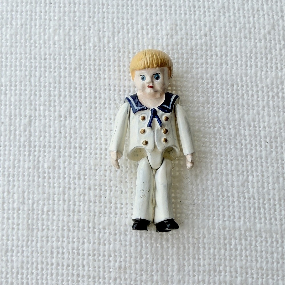 DollHouse 1/12 Scale Warwick Miniatures Jointed Painted Pewter Sailor Boy Dill
